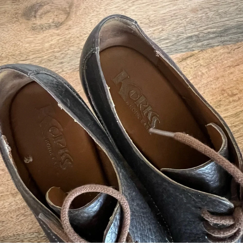 Kork Ease Women’s Roana Brown  Leather Lace Up Booties Size 7.5 - Picture 11 of 13